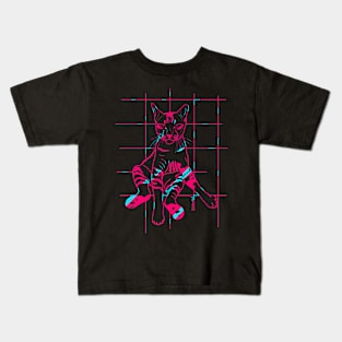 Koji the Singaporean Street Cat Kids T-Shirt